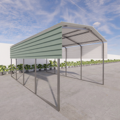 Portable Carport 3.5(W)x6.0(D)x2.8(H)m Gable Roof