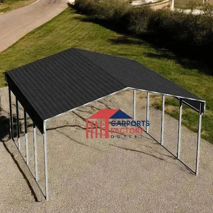 Portable Carport 6.0(W)x6.0(D)x3.9(H)m Wrapped Roof My Store